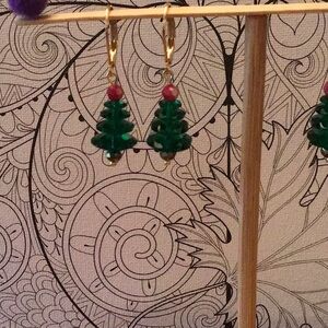 COPY - ADORABLE CHRISTMAS TREE EARRINGS!